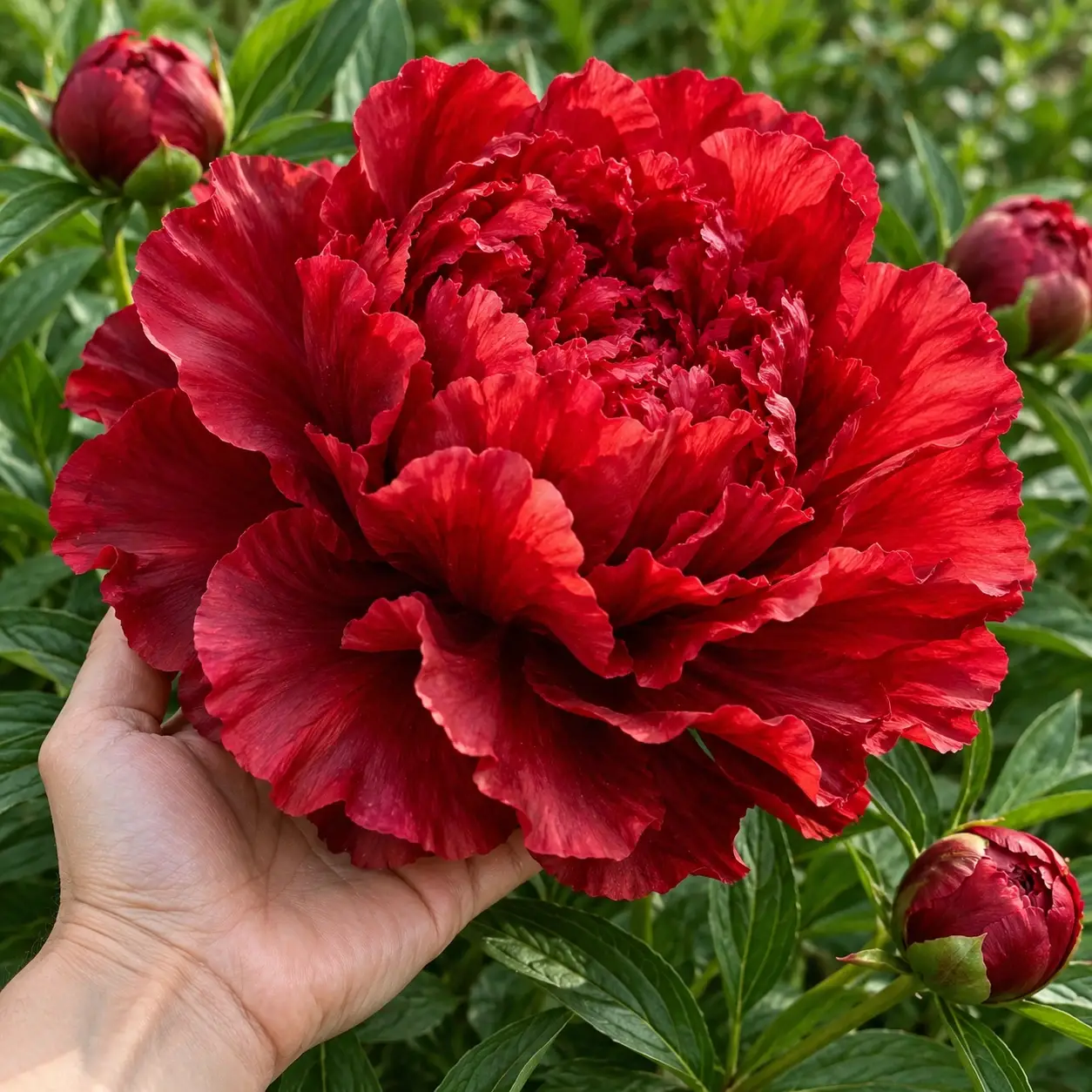 Півонія «Рубінова» (Red Rose)